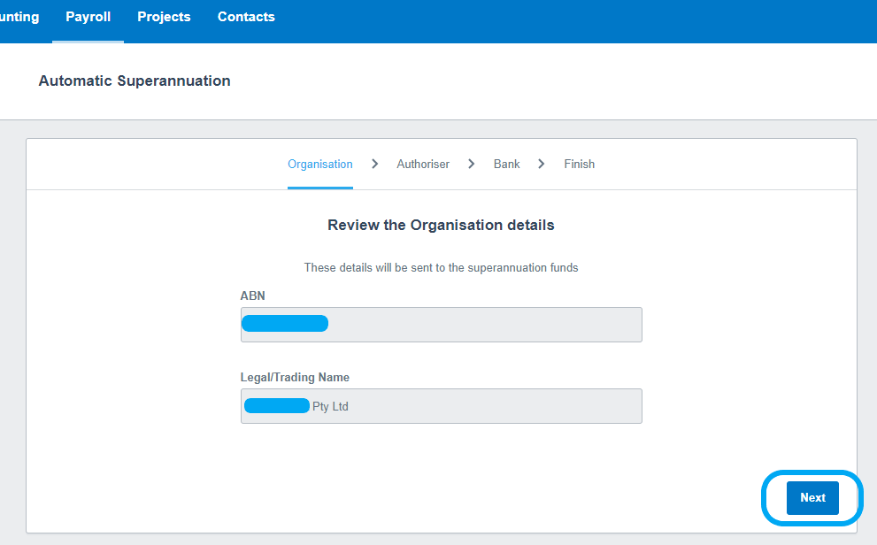 Step 2 How To Enable Auto Super In Xero